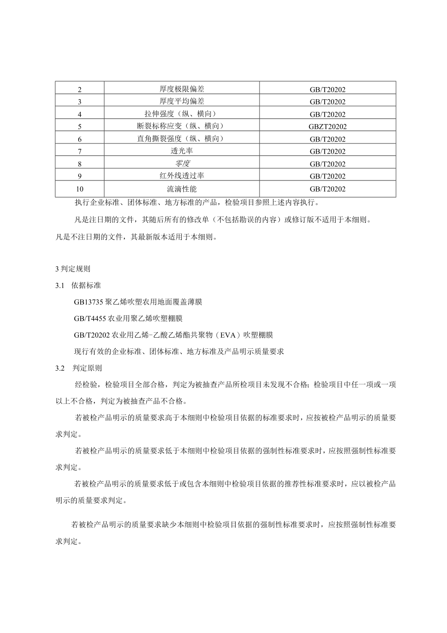 2023年北京市农用薄膜产品质量监督抽查实施细则.docx_第2页