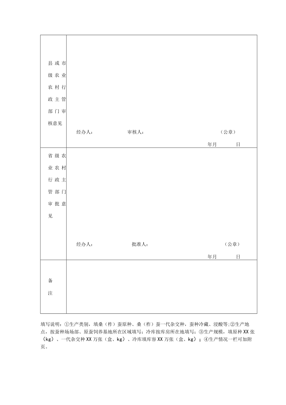 山东省蚕种生产、经营许可证审批表、申请者承诺报告.docx_第2页