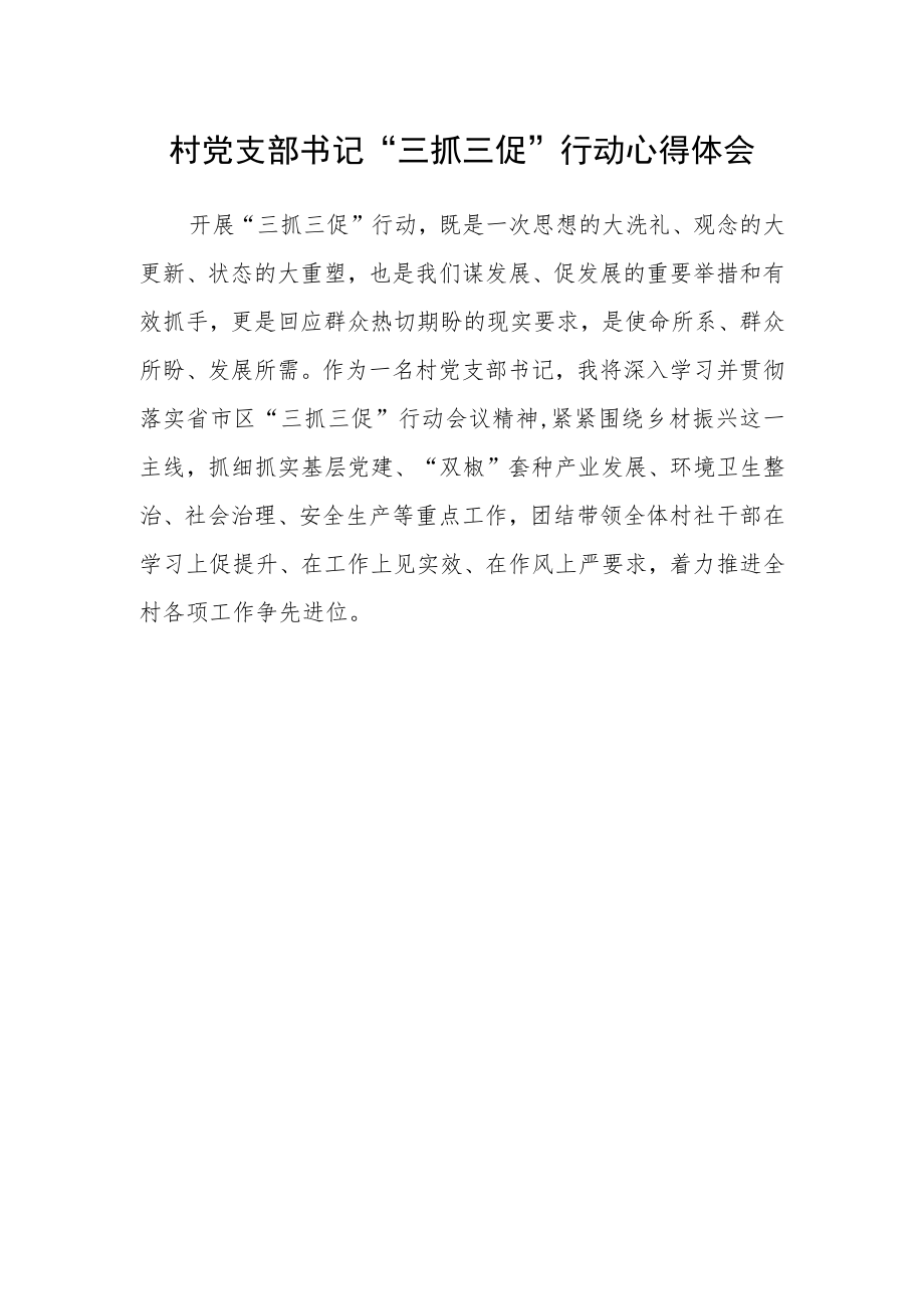 乡镇包村干部【“三抓三促”行动进行时】学习心得(精选3篇).docx_第2页