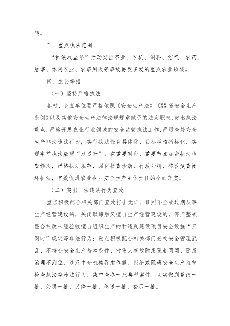 XX乡农业行业安全生产执法攻坚年活动方案.docx_第2页