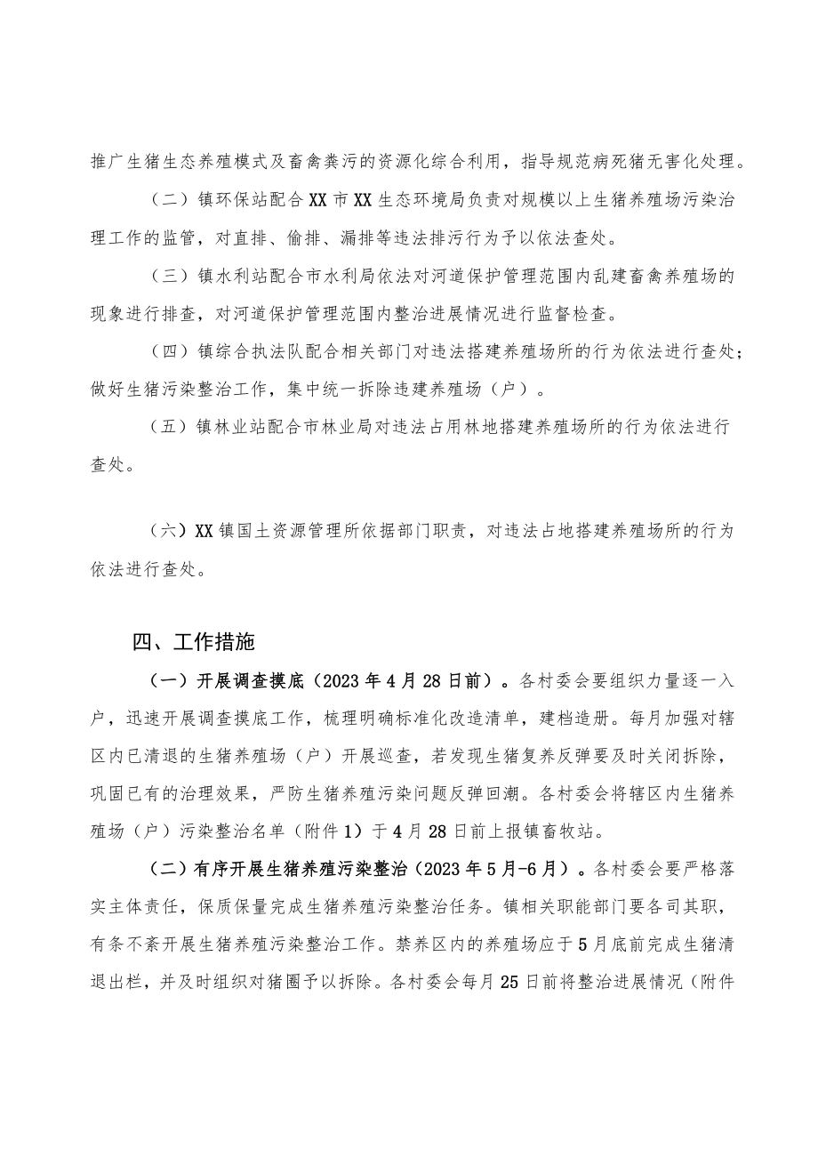 XX镇生猪养殖污染整治工作方案.docx_第3页