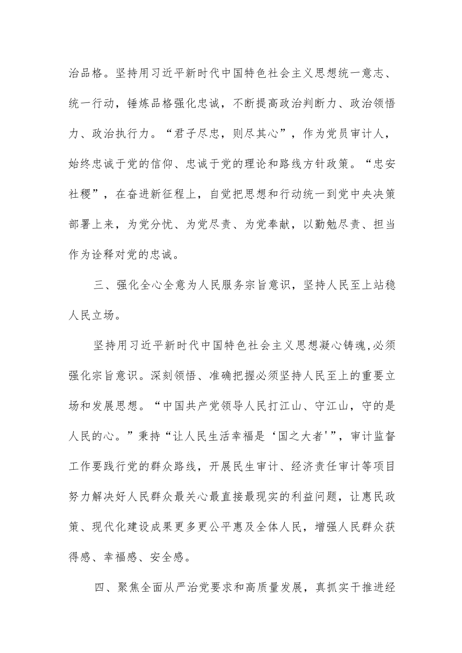 审计局开展2023年主题教育读书研讨发言材料.docx_第2页