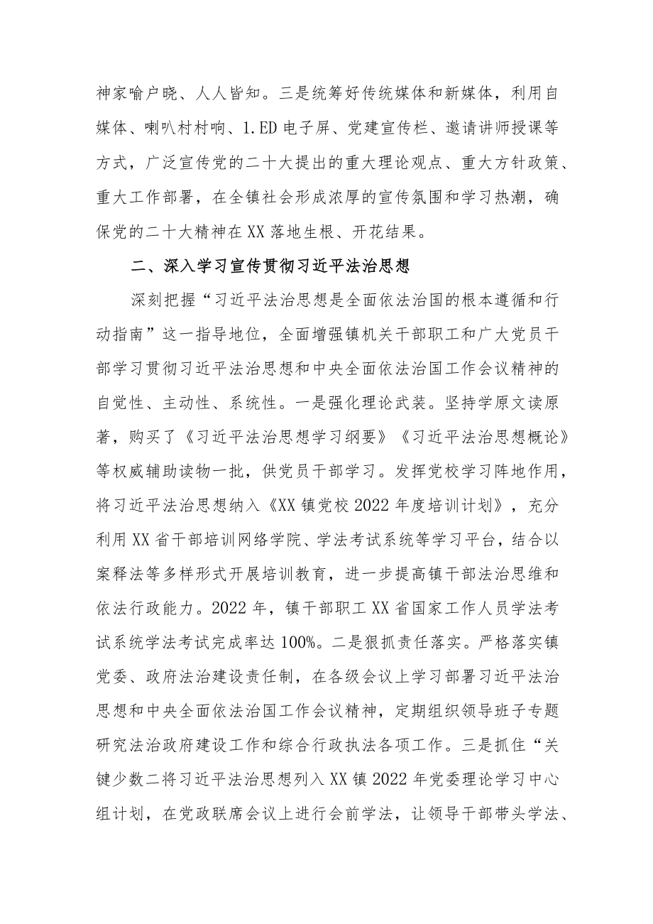 XX镇2022年法治政府建设年度报告.docx_第2页