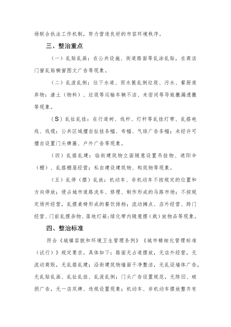 市容秩序“十乱”整治实施方案.docx_第2页