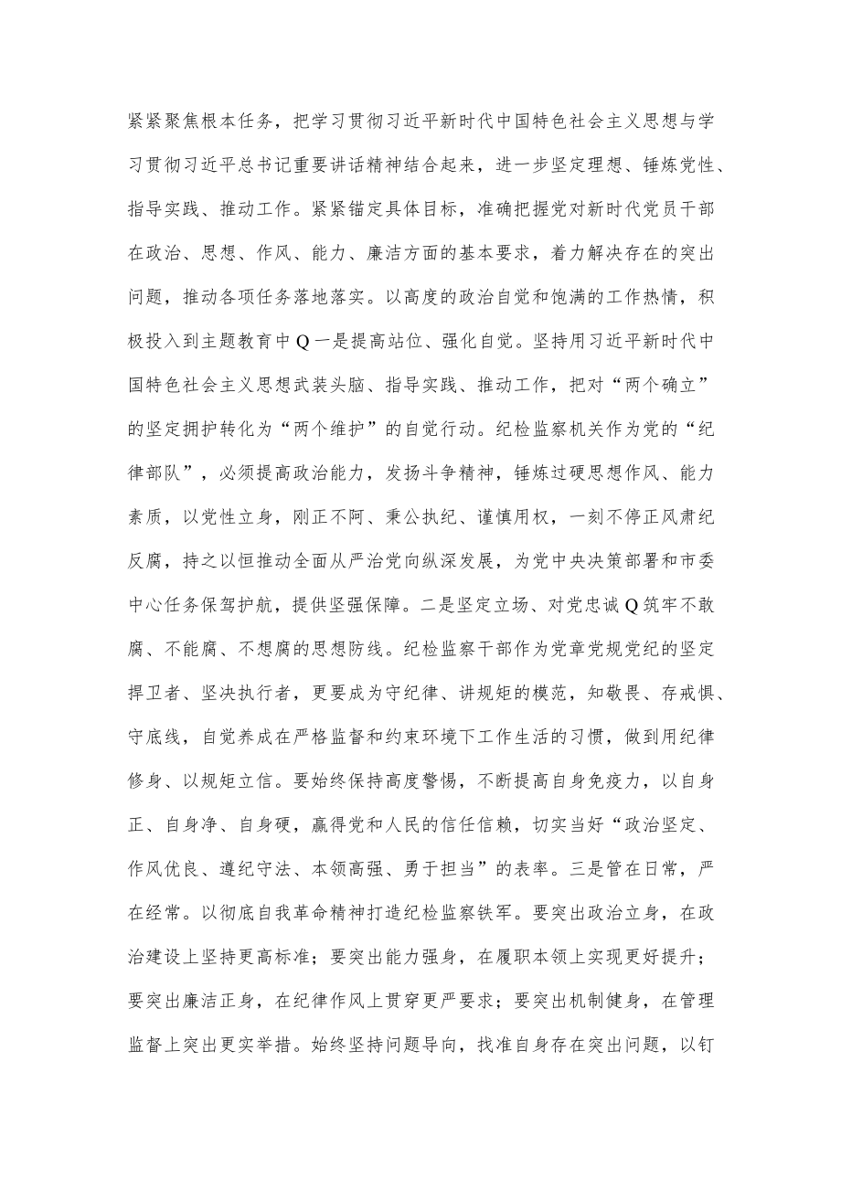 主题教育与队伍教育整顿集中学习交流发言稿供借鉴.docx_第2页