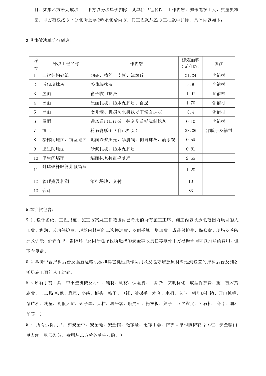 某工程装修合同(含技术交底)标准模板.docx_第2页