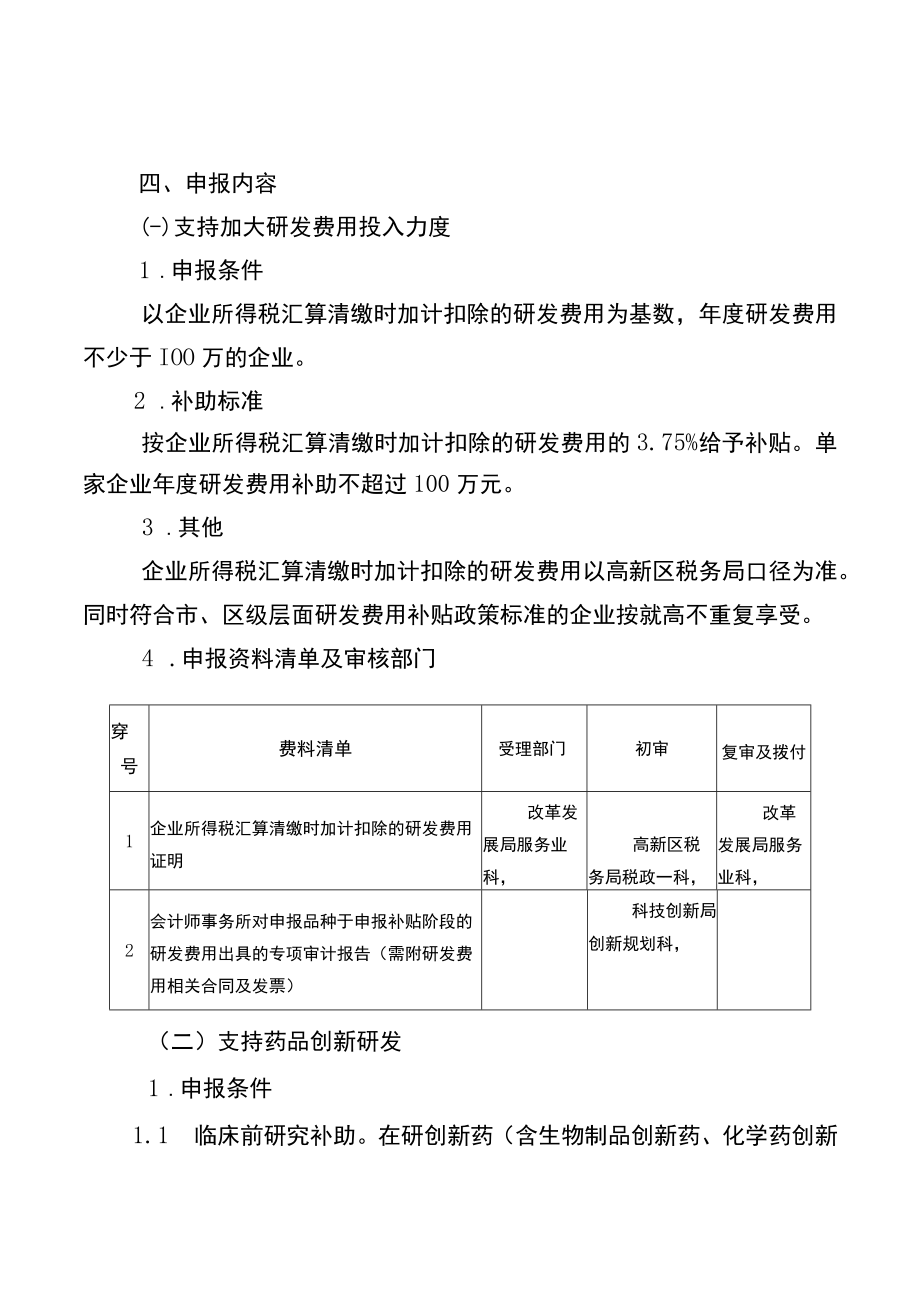 重庆高新区大健康产业专项资金申报指南.docx_第2页