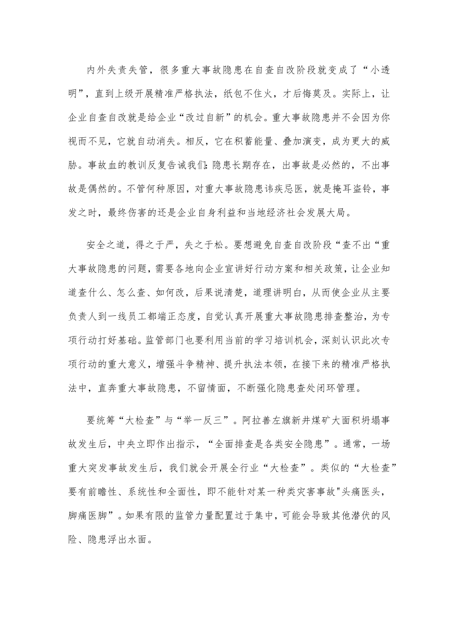 迎接安全大检查抓好隐患自查自改动员发言稿.docx_第2页