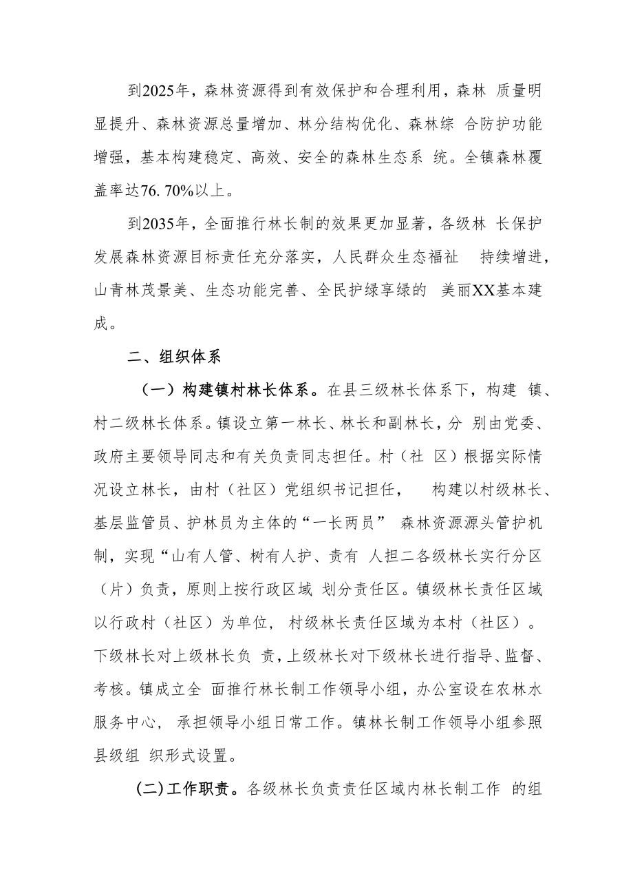 XX镇关于全面推行林长制的实施方案.docx_第2页