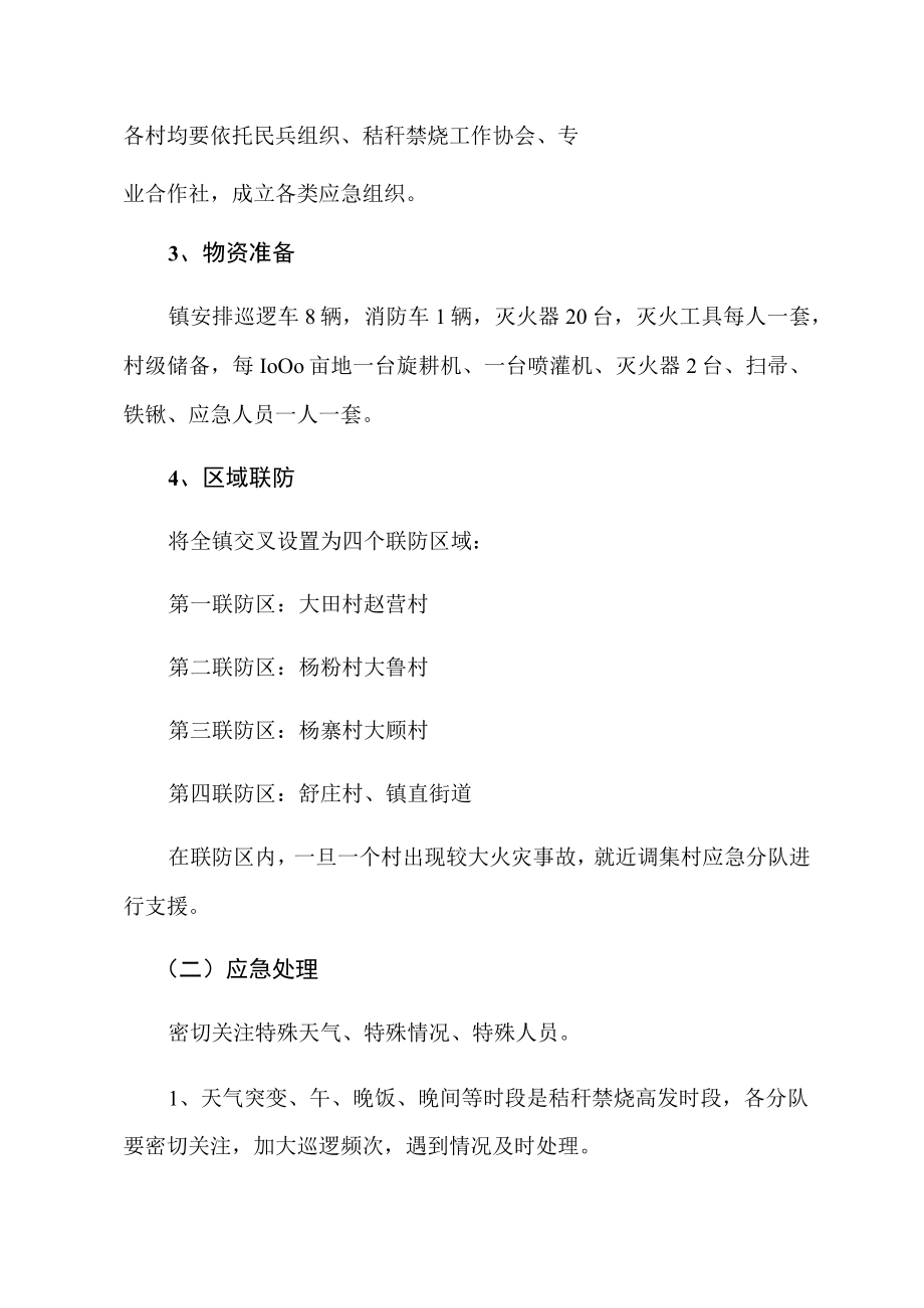 舒庄镇秸秆禁烧应急预案.docx_第2页