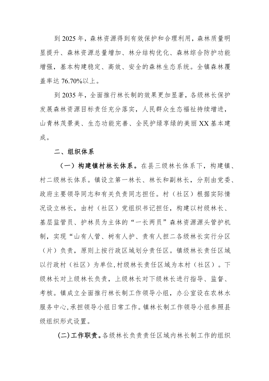 XX镇关于全面推行林长制的实施方案.docx_第2页