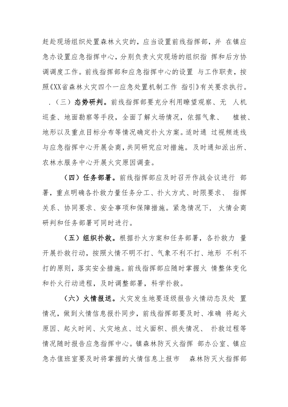 XX镇森林火灾应急响应联动机制.docx_第3页