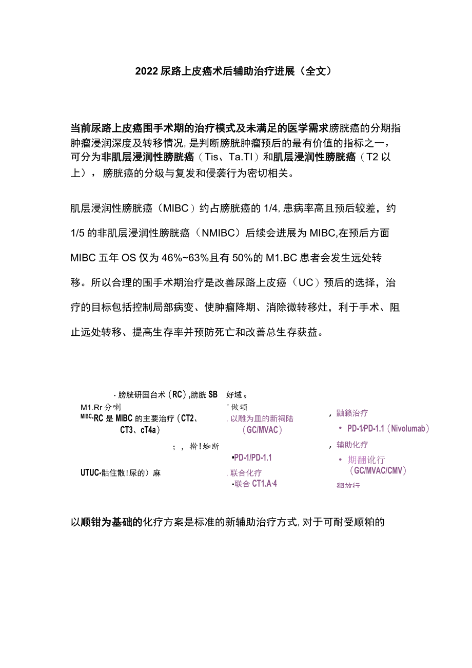 2022尿路上皮癌术后辅助治疗进展（全文）.docx_第1页