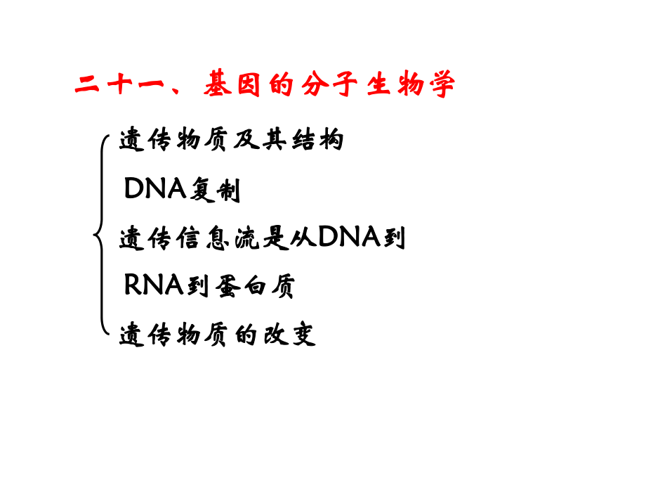 暨大普通生物学21基因的分子生物学.pptx_第1页