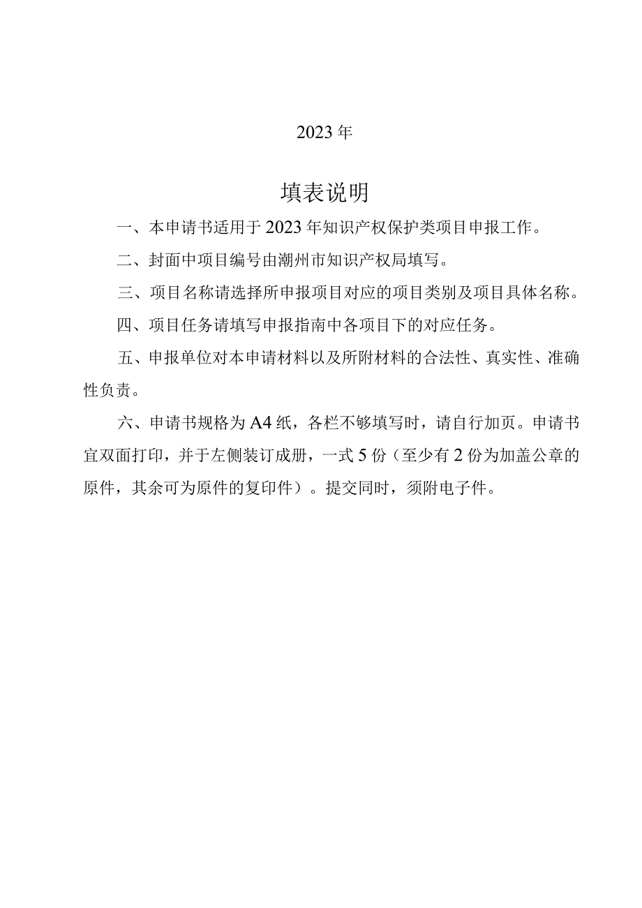 潮州市2023年知识产权保护类项目申报书.docx_第2页