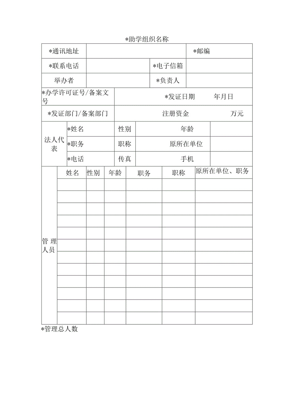 江苏省高等教育自学考试社会助学组织登记表.docx_第3页