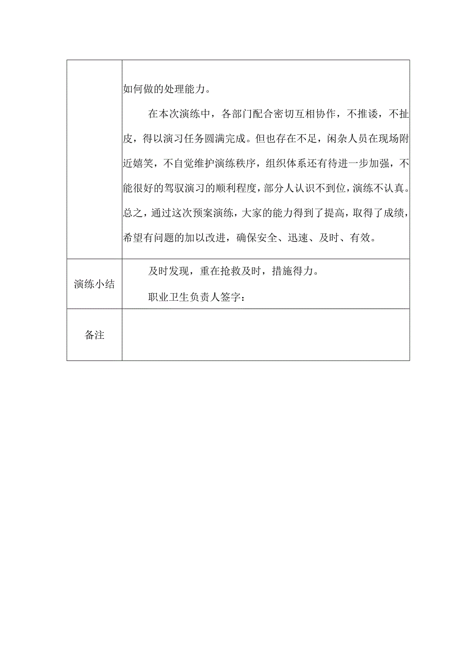 应急预案演练记录表-中毒.docx_第2页