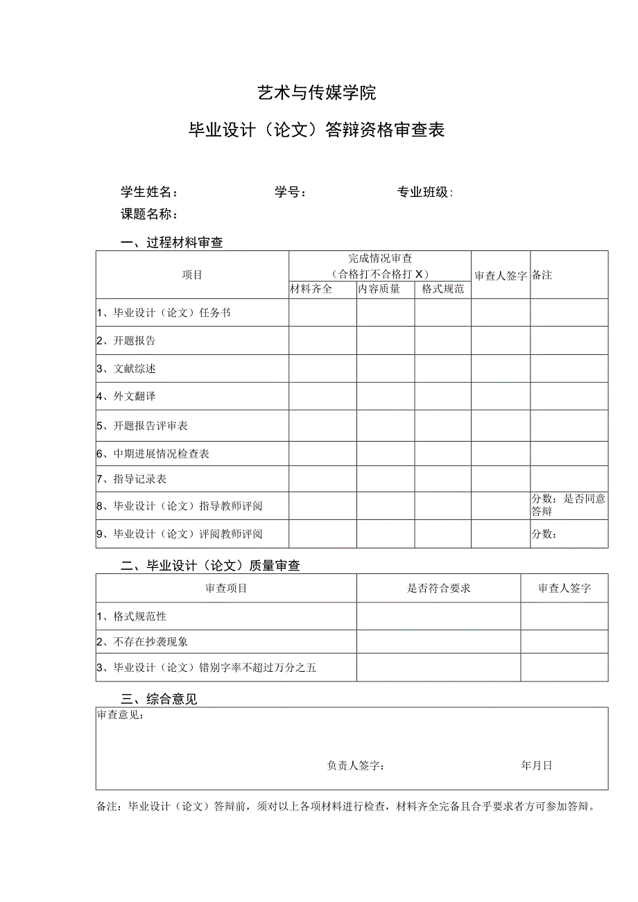 表12 答辩资格审查表.docx_第1页