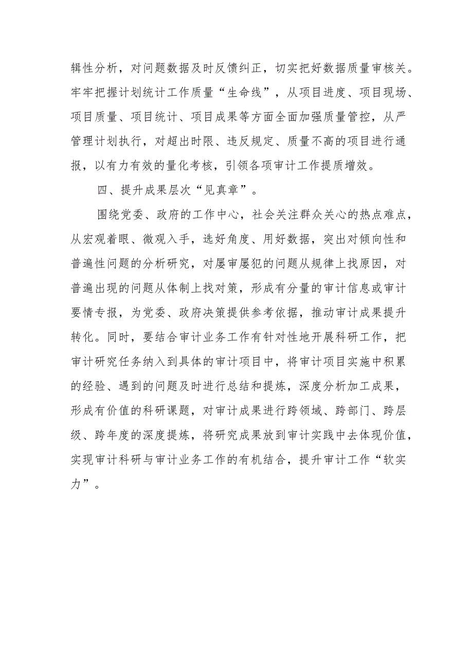 审计局开展2023年主题教育读书班专题研讨交流发言心得体会.docx_第3页