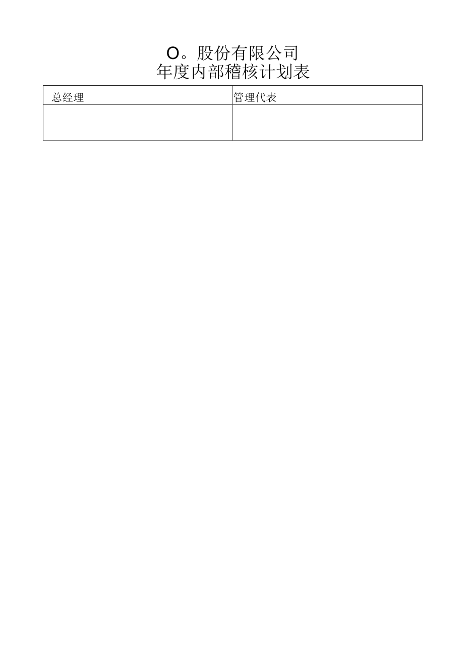 年度稽核计划表工程文档范本.docx_第1页