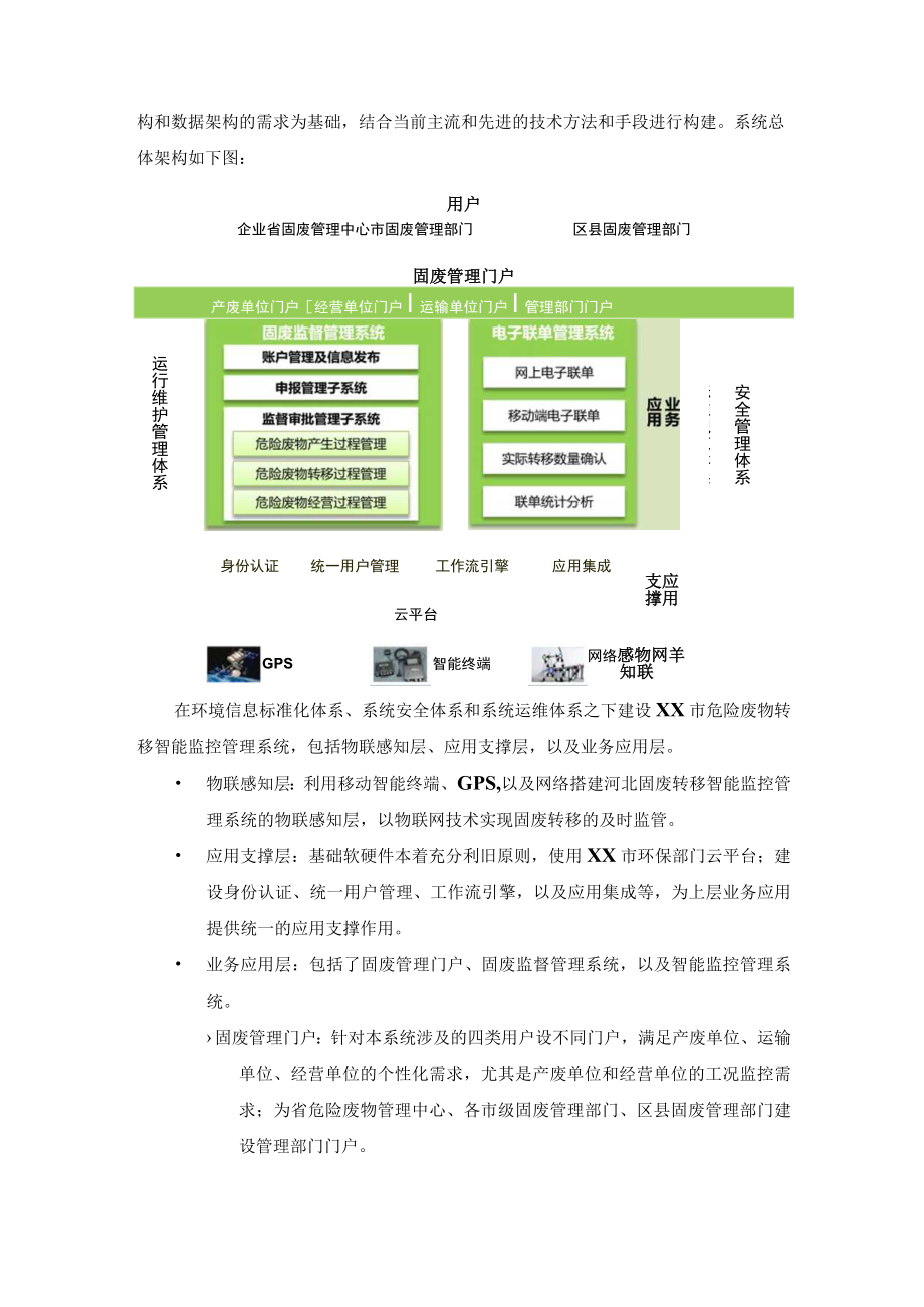 城市危废物监控管理系统总体方案设计原则及构架说明.docx_第2页