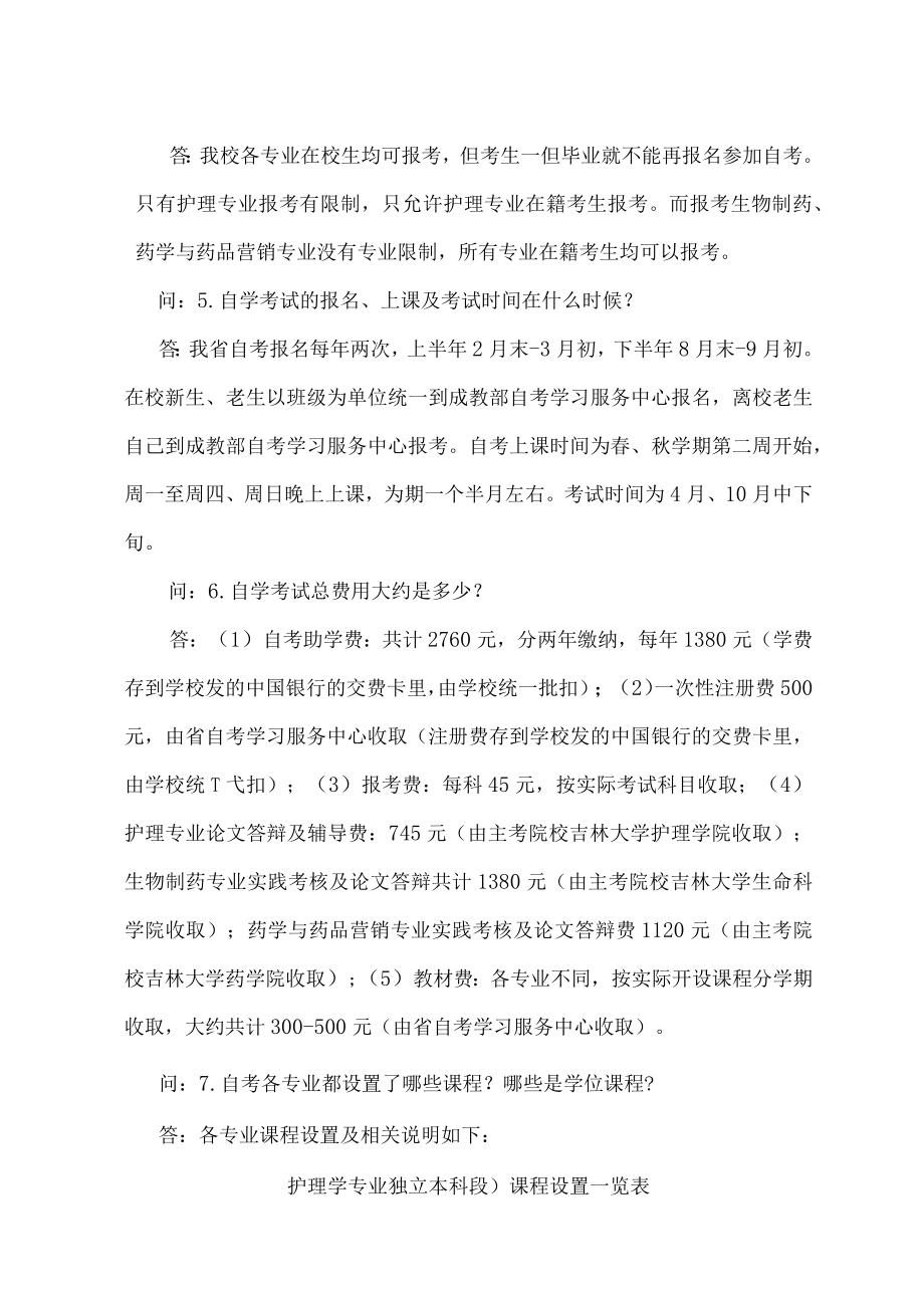 长春医学高等专科学校成教部“专升本”答疑手册.docx_第2页