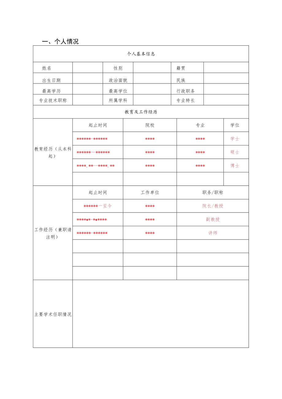 高层次人才岗位申请表.docx_第2页