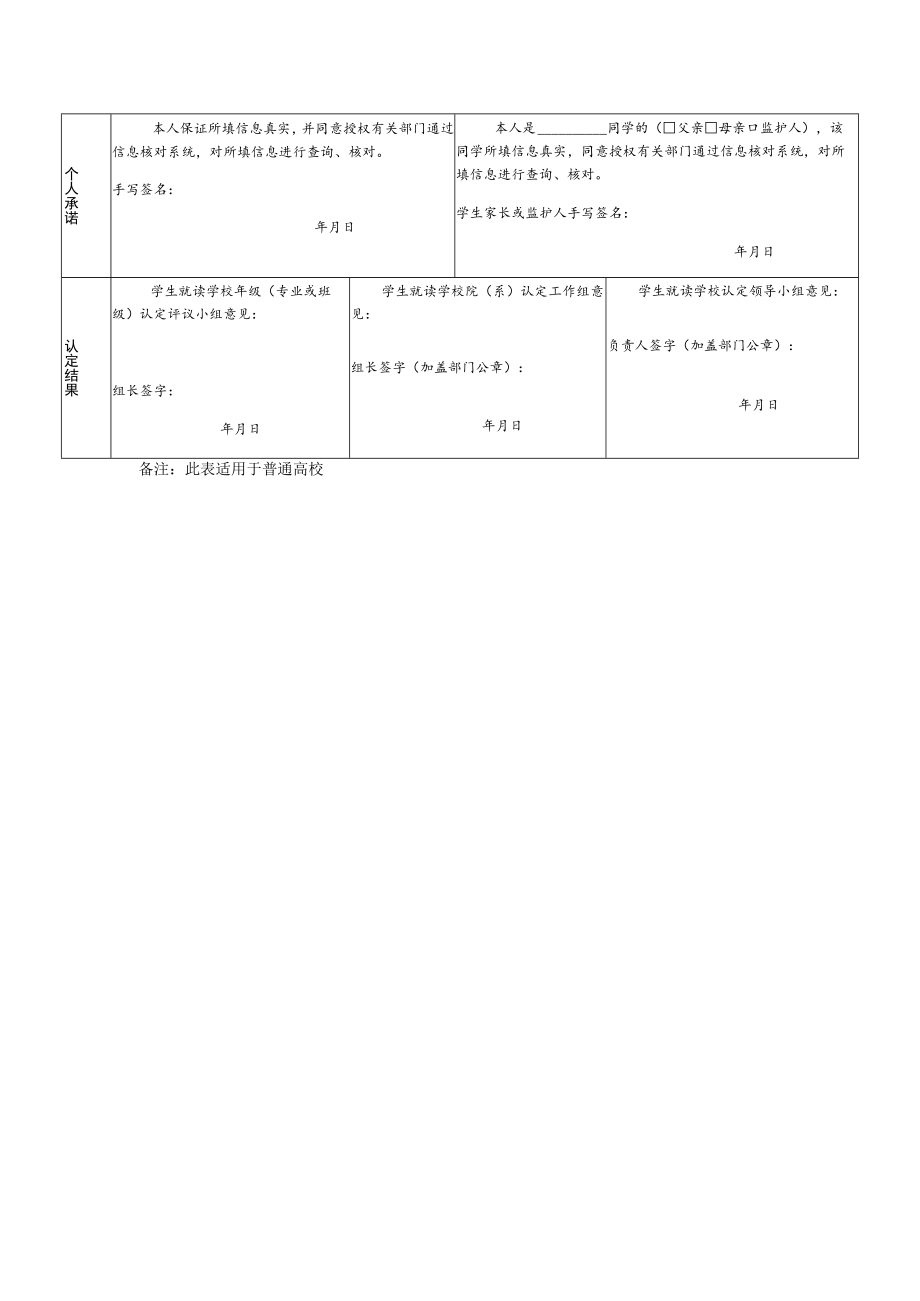 家庭经济困难学生认定申请表.docx_第2页