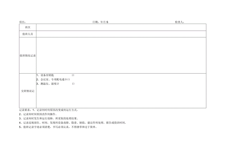 运行值班记录表.docx_第1页