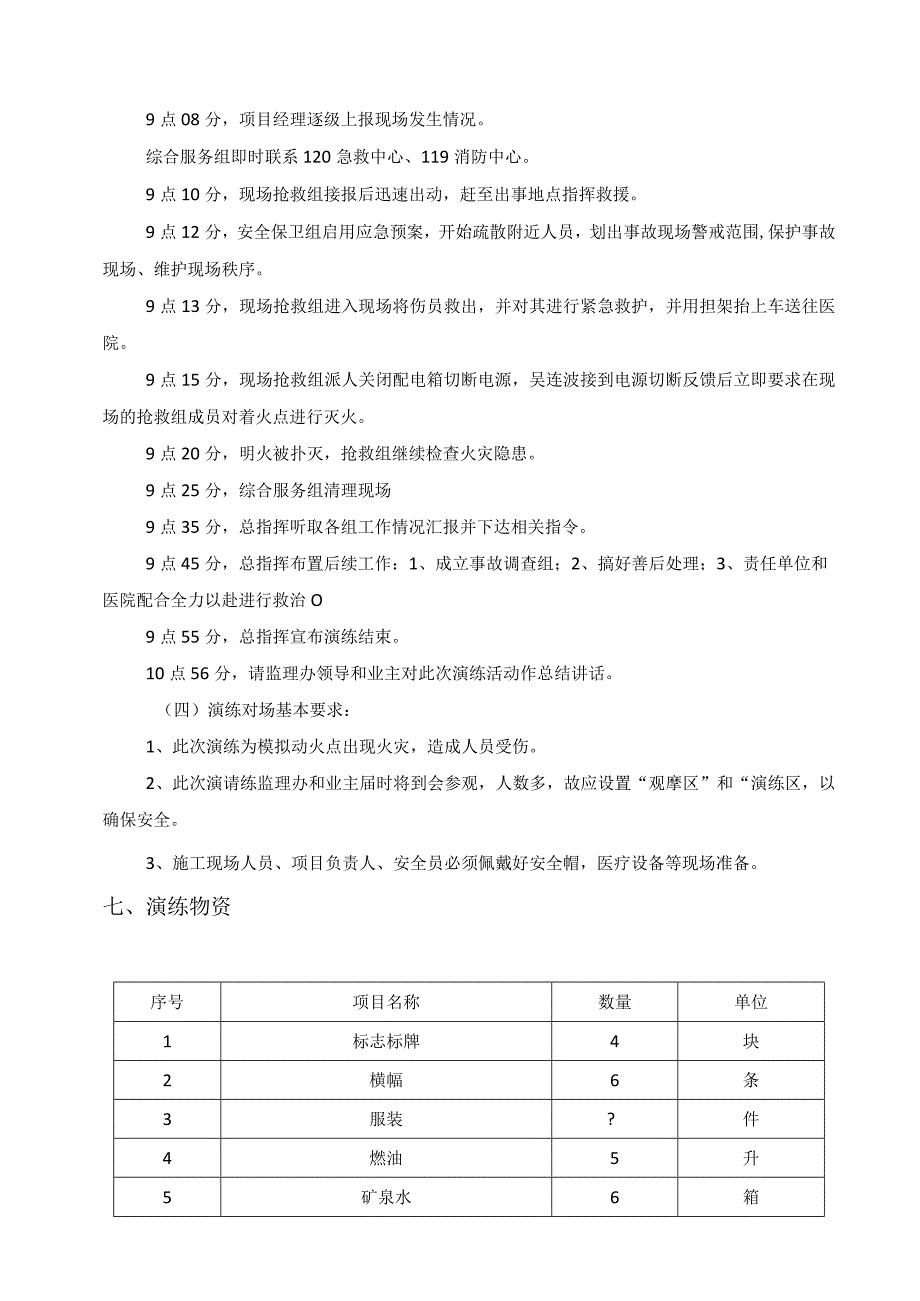 项目部火灾应急预案演练方案.docx_第3页