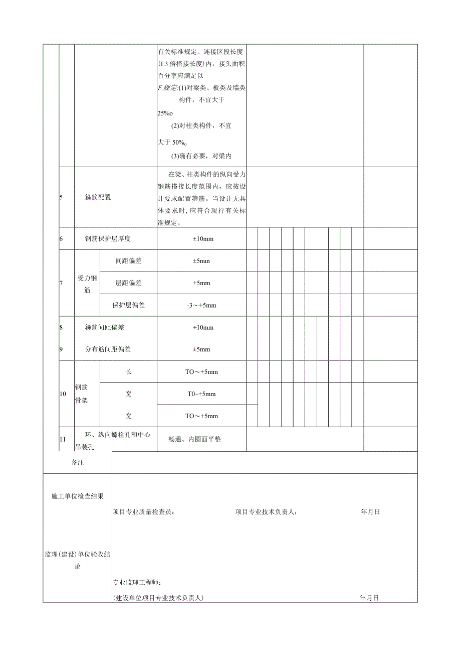 表5.34.4 盾构钢筋安装 检验批质量验收记录.docx_第2页