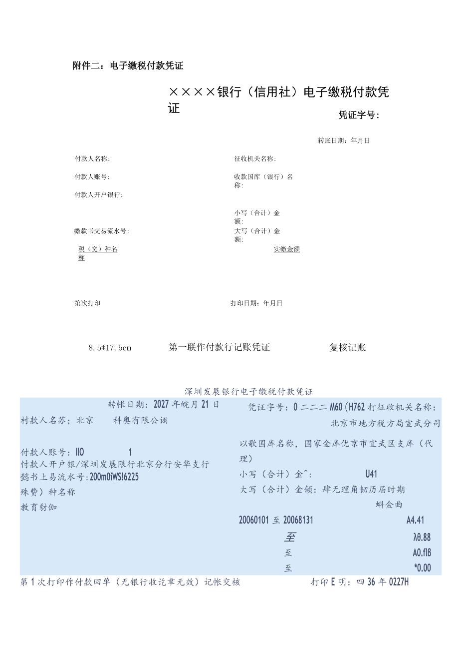 财务管理资料2023年整理-二电子缴税付款凭证.docx_第1页