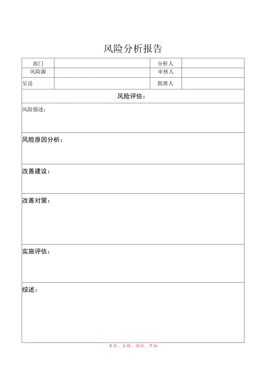 风险分析报告模板.docx_第1页