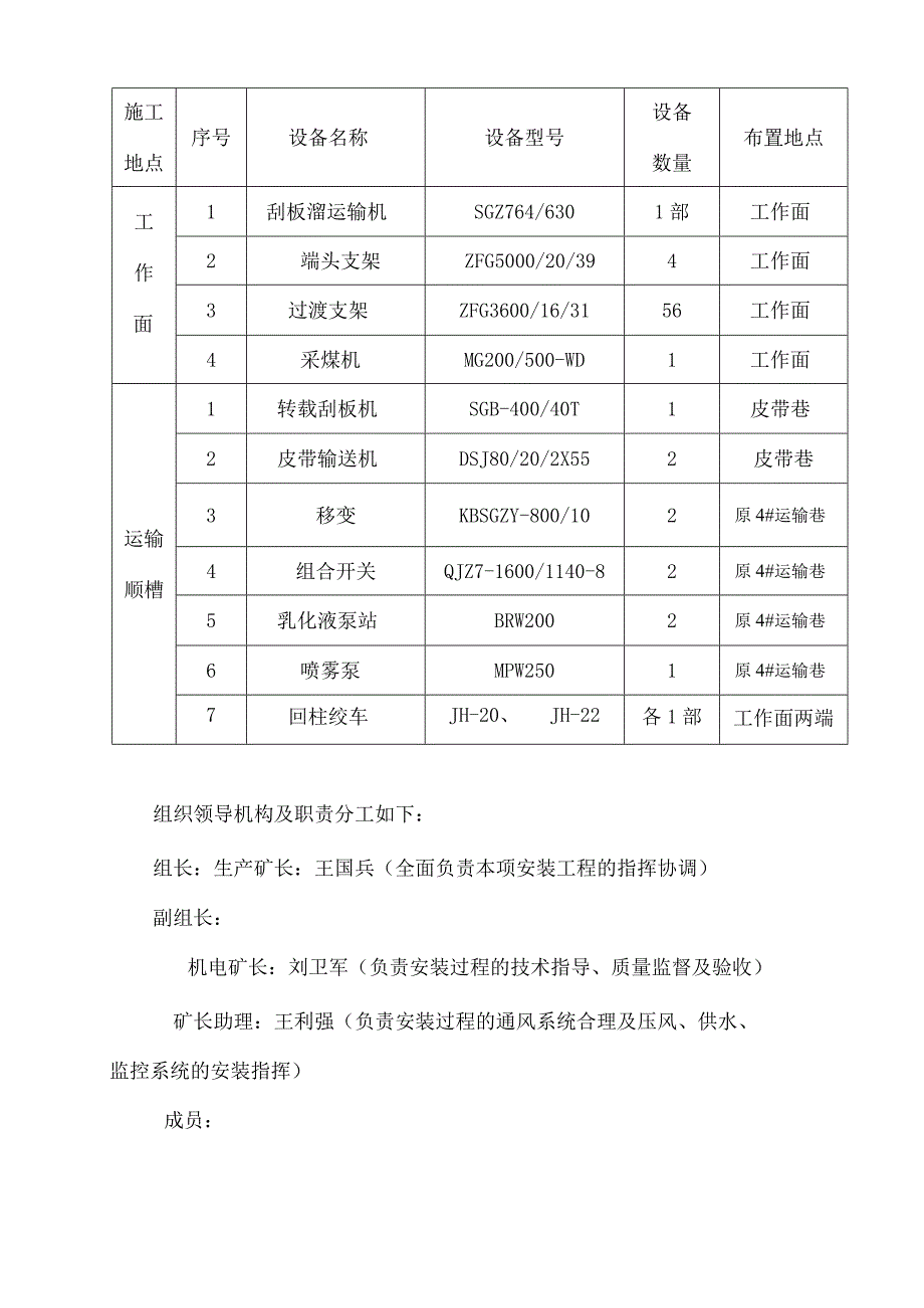 综采工作面安装施工组织设计及安全技术措施.docx_第2页