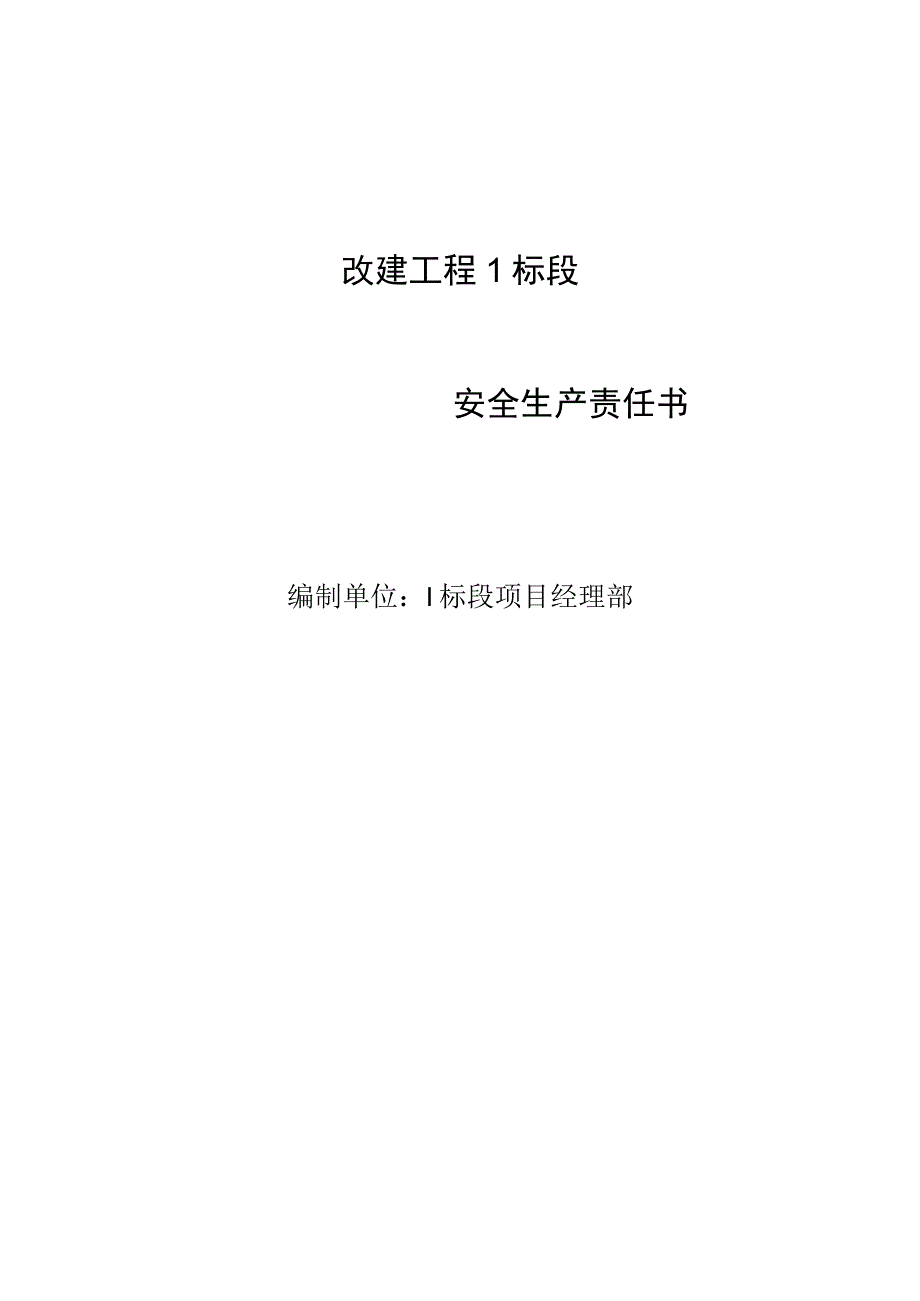 项目安全副经理安全生产责任书.docx_第1页