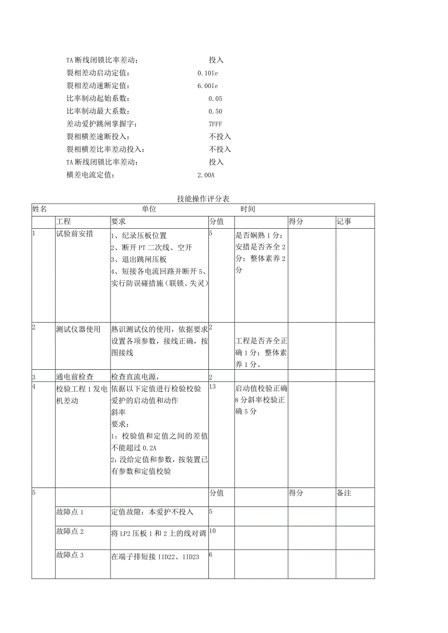 继电保护专业技能比武985.docx_第1页