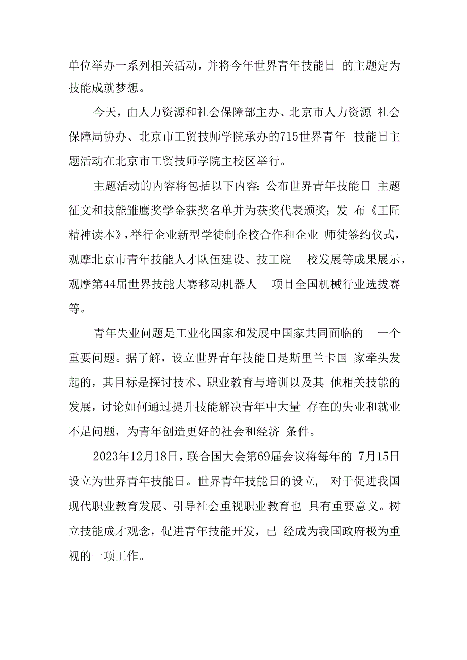 2023世界青年技能日主题活动总结二.docx_第2页