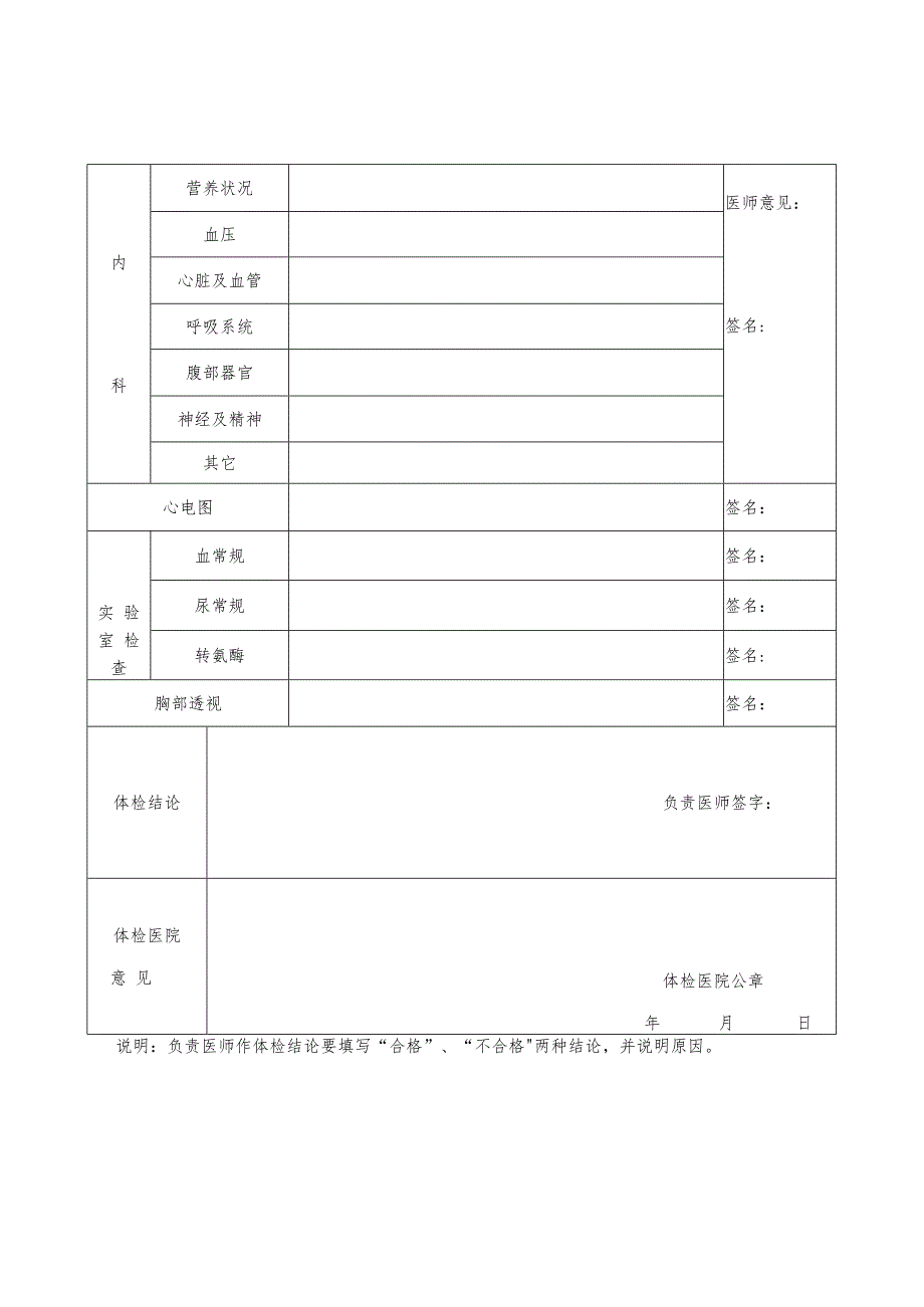 安徽省教师资格申请人员体检表.docx_第2页