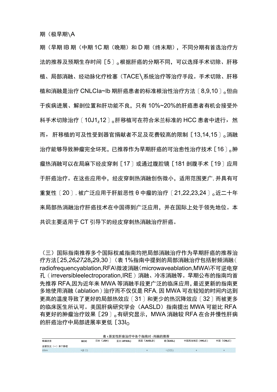 2023年CT引导下热消融治疗原发性肝癌中国专家共识（最全版）.docx_第3页