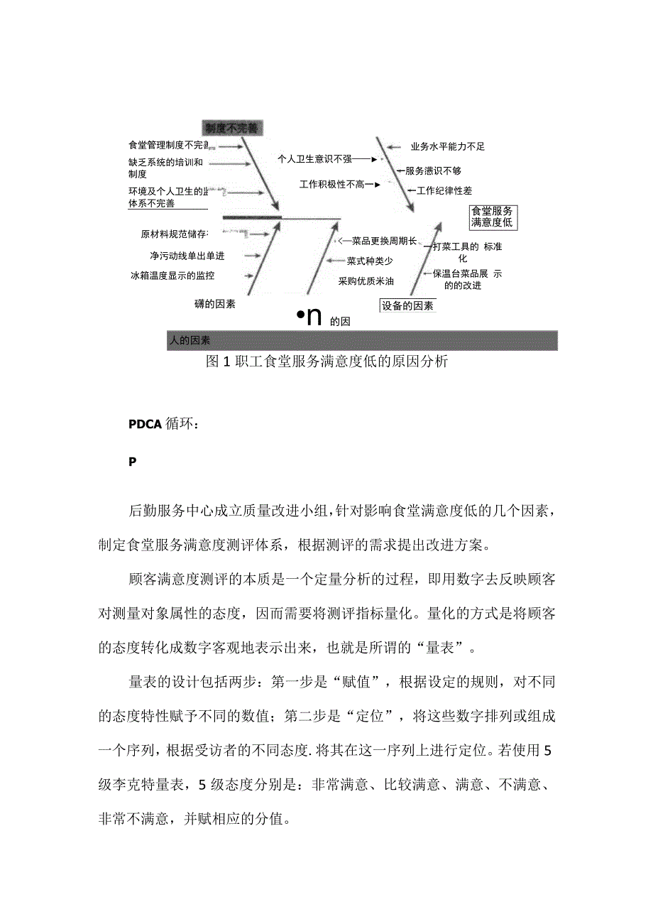 医院后勤食堂运用PDCA循环提高职工食堂餐饮满意度.docx_第2页