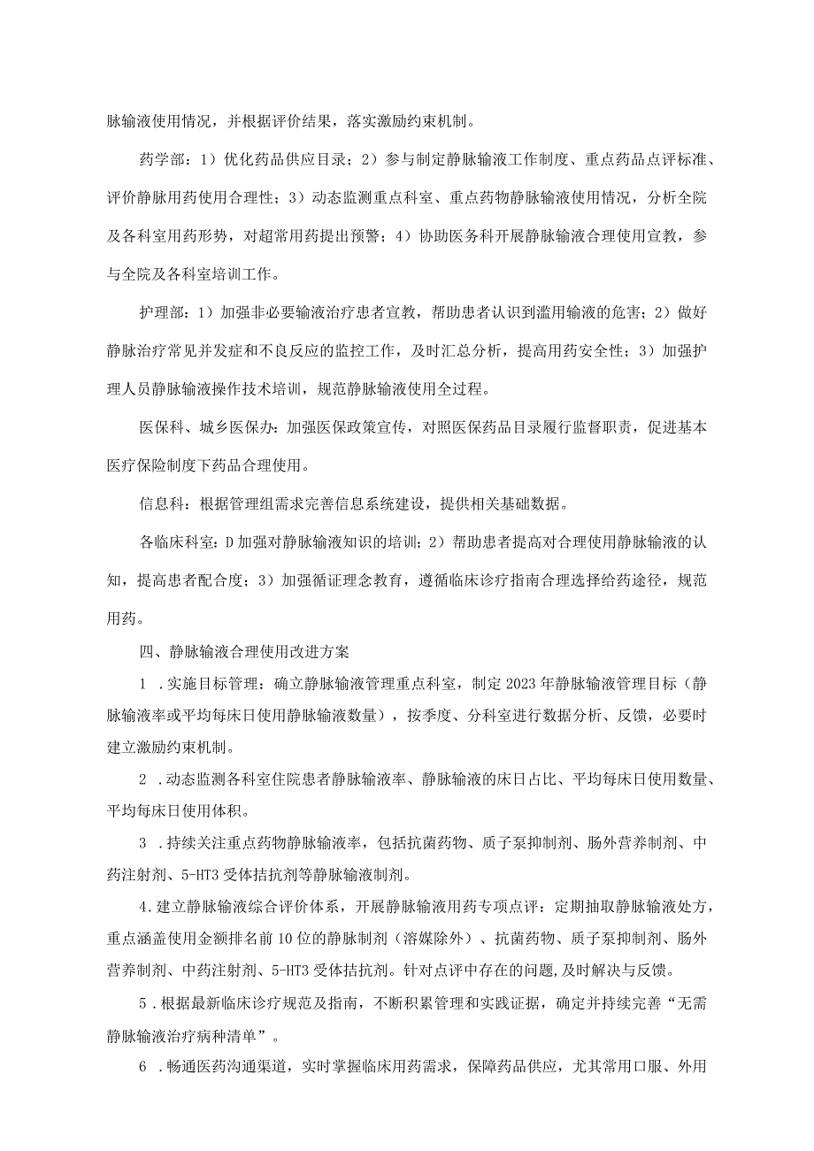 医院提高静脉输液规范使用率实施方案（2023）.docx_第2页