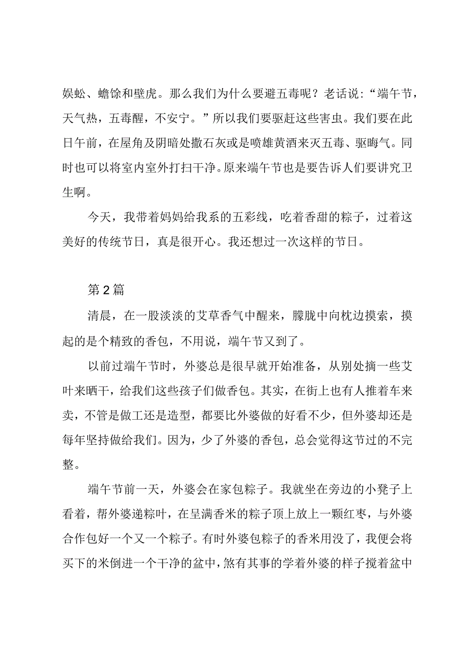 2023年学生端午节主题作文5篇.docx_第2页