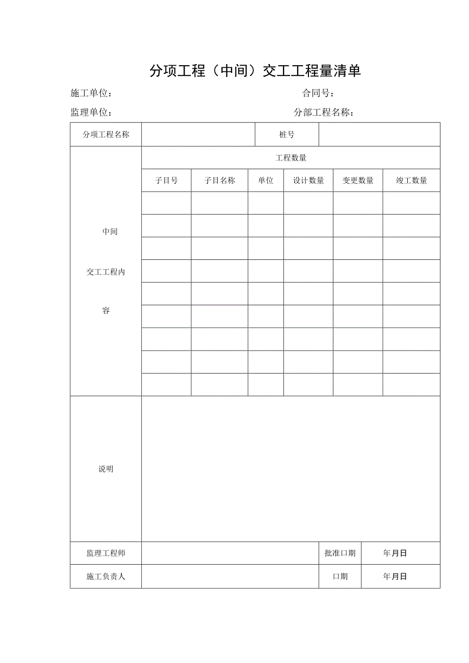 分项工程（中间）交工工程量清单.docx_第1页