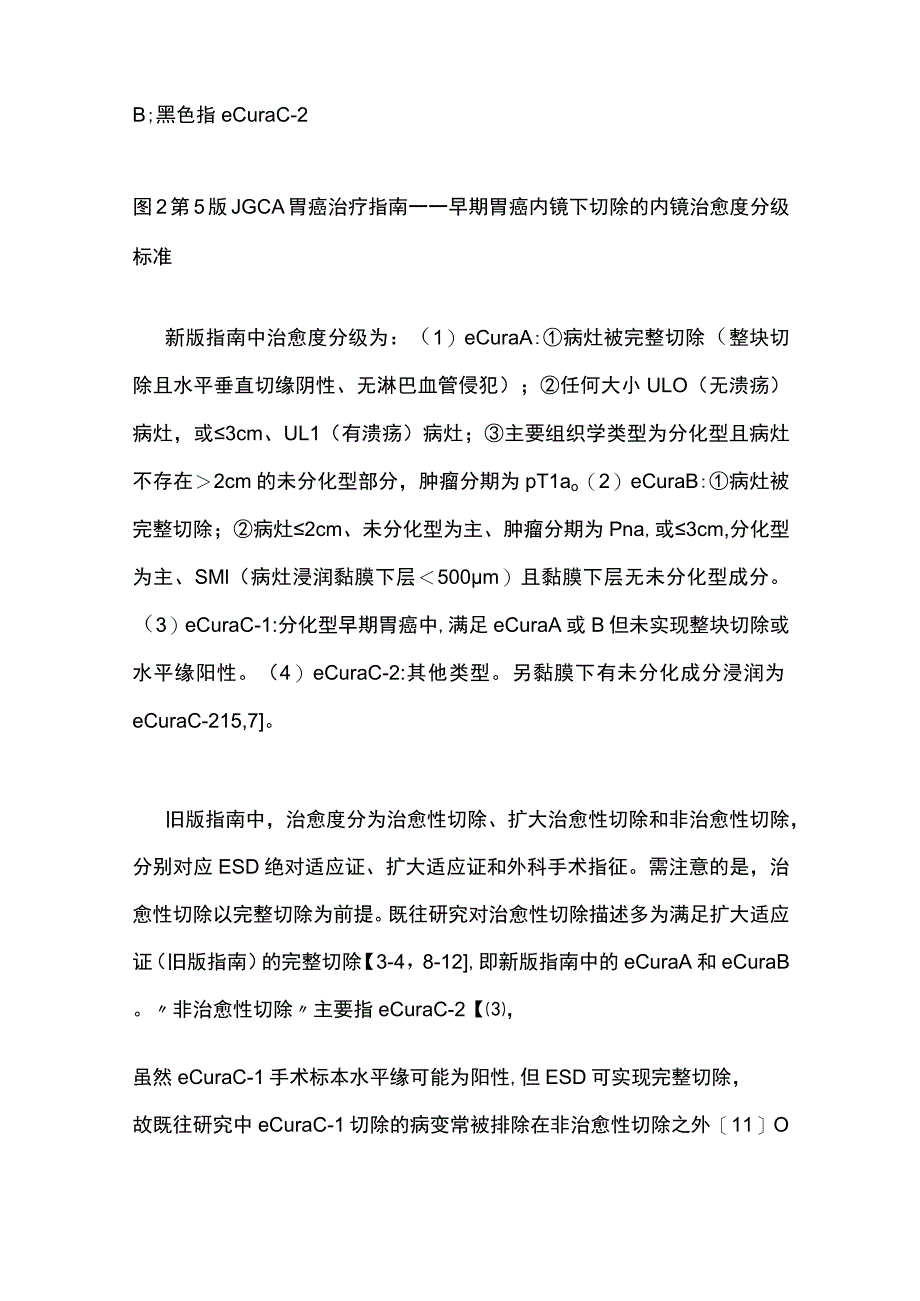 2023治愈度分级在早期胃癌内镜黏膜下剥离术预后和随访中的作用研究进展.docx_第3页