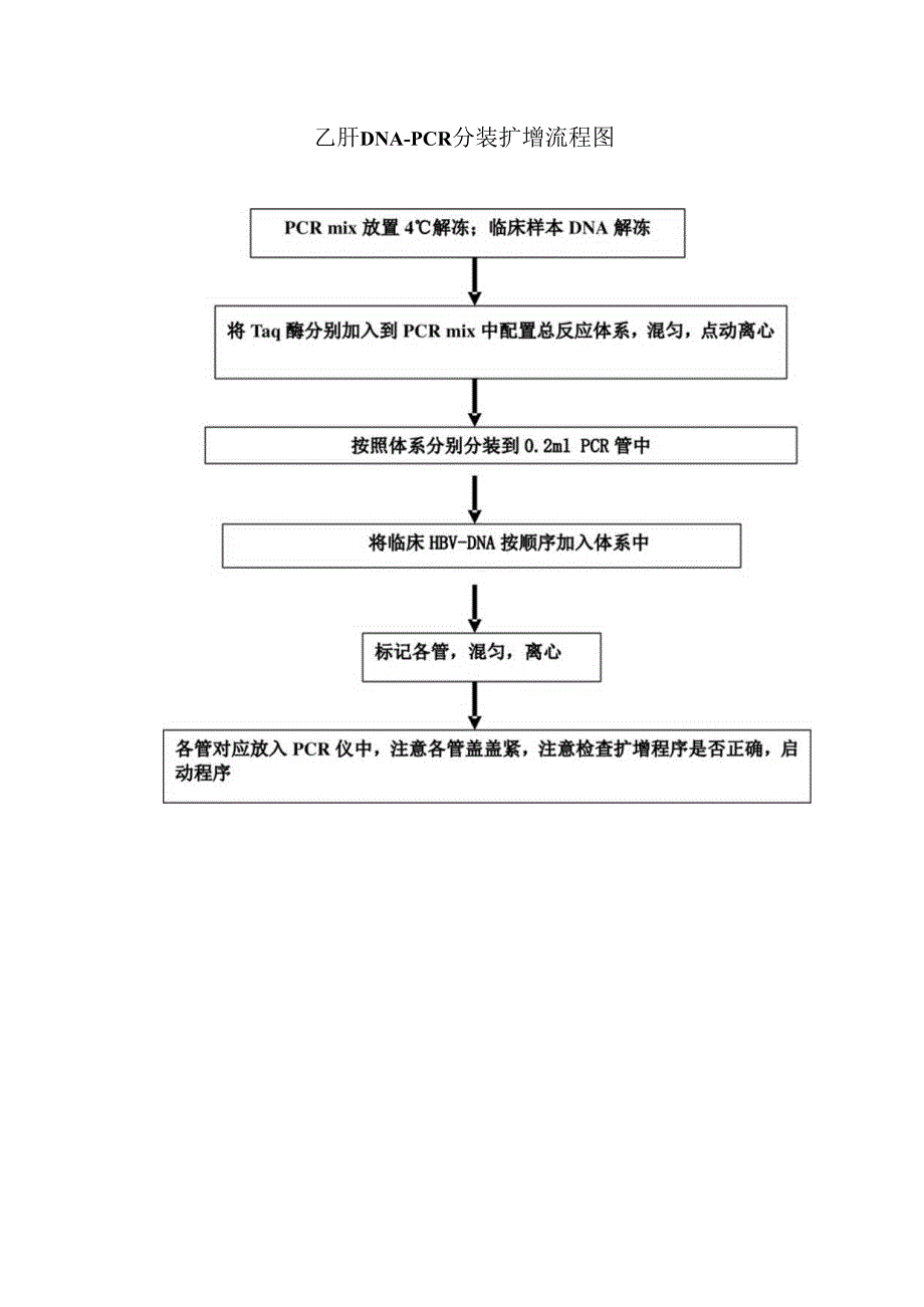 乙肝DNA-PCR分装扩增流程图.docx_第1页