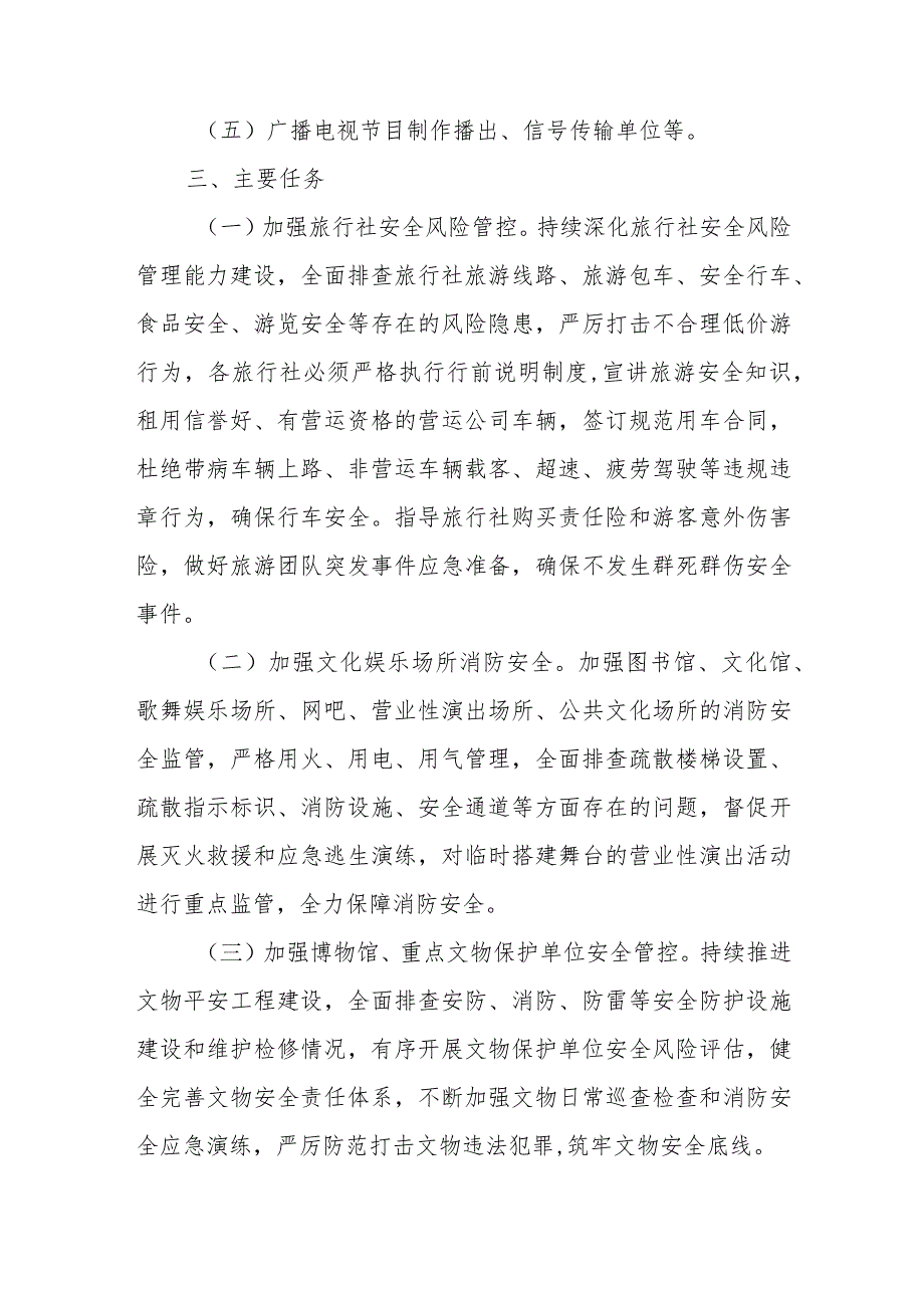 XX县文旅局重大风险隐患专项整治工作方案.docx_第2页