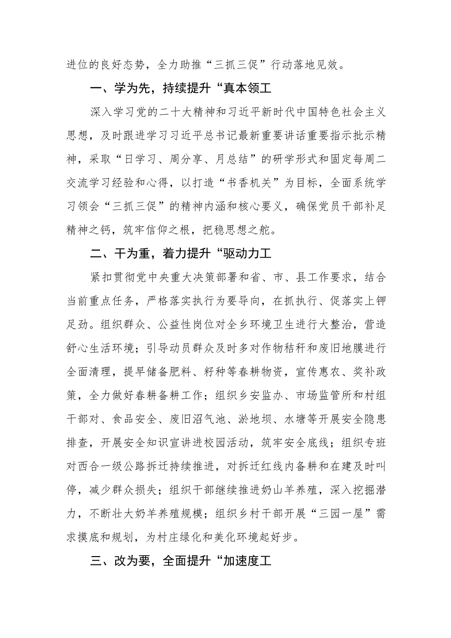 【共3篇】开展“三抓三促”行动研讨交流发言材料.docx_第3页