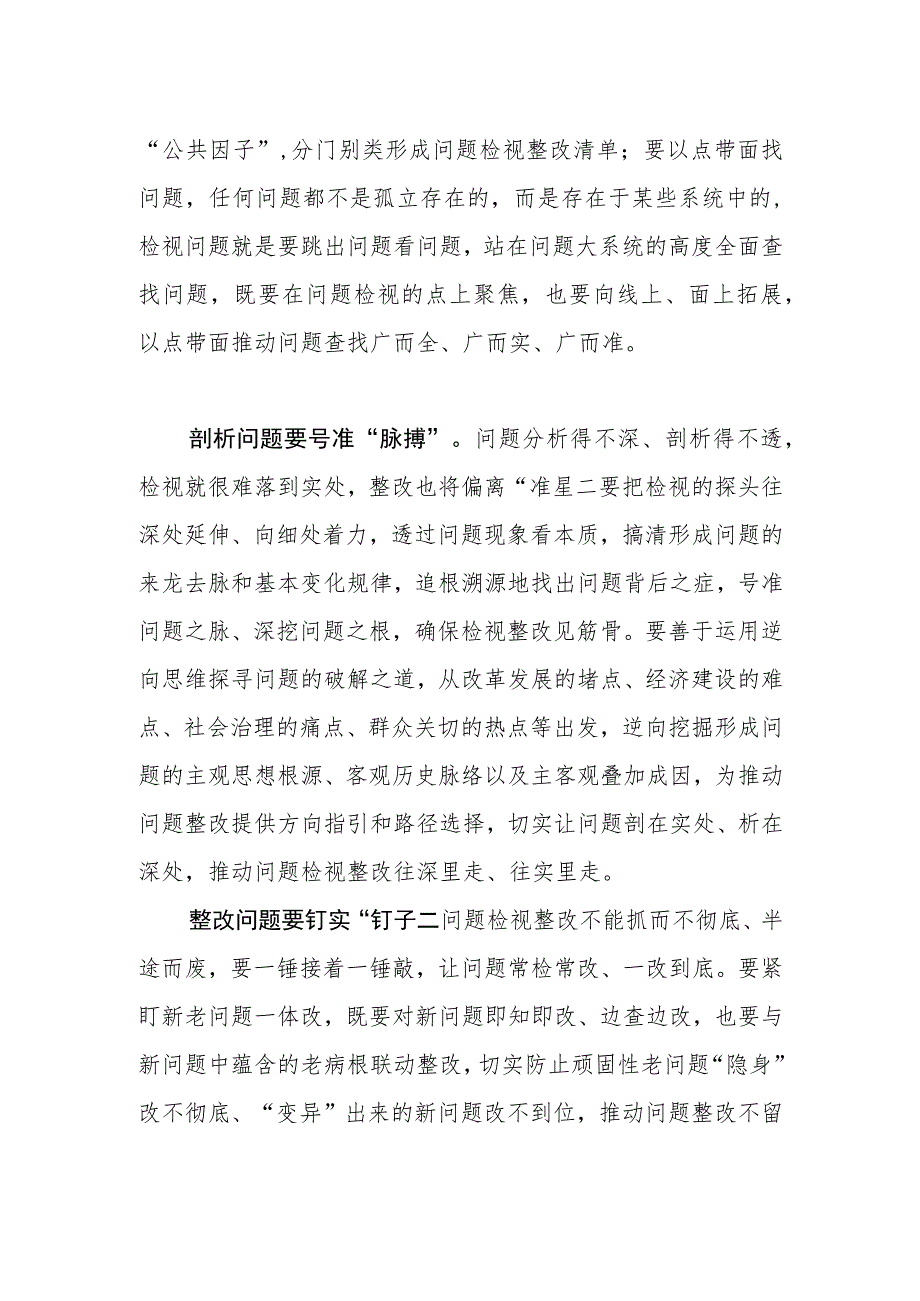 【常委宣传部长主题教育研讨发言】检视整改切忌“浅尝辄止”.docx_第2页