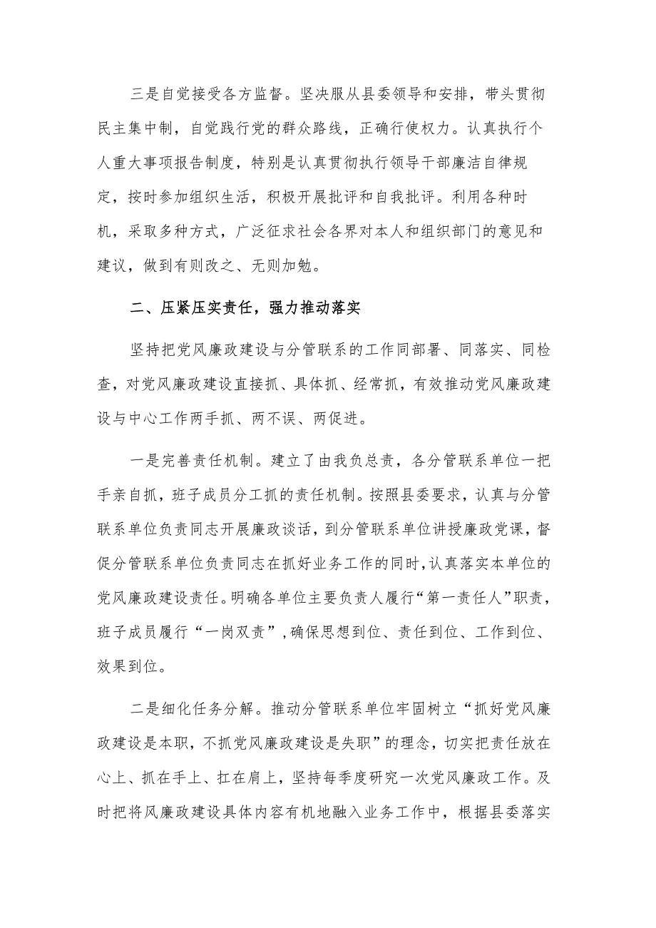 履行关于全面从严治党责任述职报告范文.docx_第2页