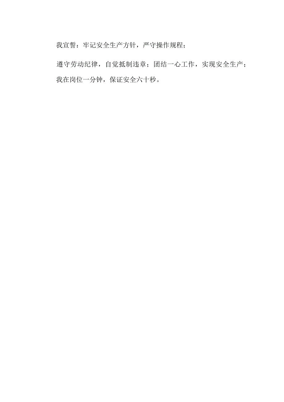 2023年煤矿企业“安全生产月”宣誓词 新编五份.docx_第3页